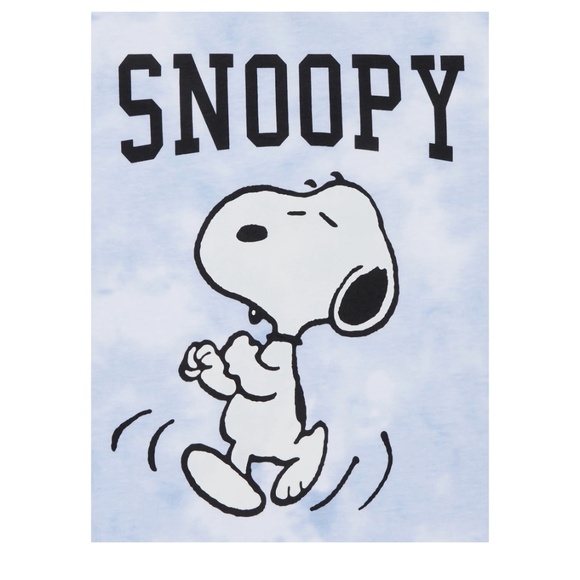 Peanuts Snoopy Tie Dye Short Sleeve T-Shirt Size 7-8 NEW - Picture 2 of 3